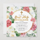 Roze Rose | Eerste Heilige Lijst van de goudbloem Kaart (Voorkant)