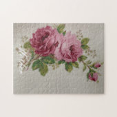Roze Rose Elegance Legpuzzel (Horizontaal)