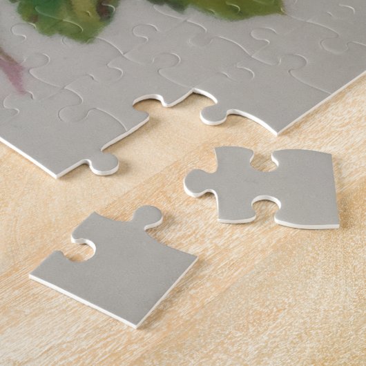 Roze Rose Elegance Legpuzzel (Zijkant)