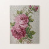 Roze Rose Elegance Legpuzzel (Verticaal)