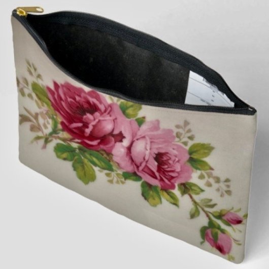 Roze Rose Elegance Print Cut Naaizak Etui