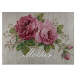 Roze Rose Elegance snijplank