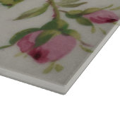 Roze Rose Elegance snijplank (Hoek)