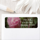 Roze Rose Elegant Return Address Label (Insitu)