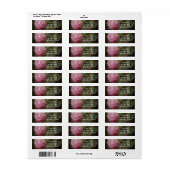 Roze Rose Elegant Return Address Label (Full Sheet)