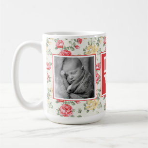 Roze Rose Elegant Wallpaper HOUD met foto's Koffiemok