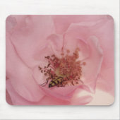 Roze Rose en een bug Photography Mousepad Muismat (Voorkant)