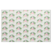 Roze Rose en Eucalyptus Bouquet Stof (Fat Quarter)