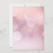 Roze Rose en Teacup | Vrijgezellenfeest Tea Kaart (Achterkant)