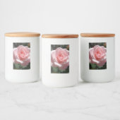 Roze Rose Etiket voor voedselverpakking (Flessen)