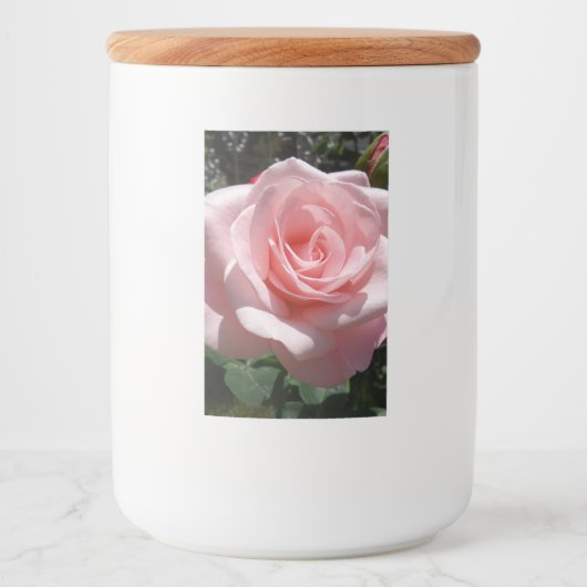 Roze Rose Etiket voor voedselverpakking (Voorkant)
