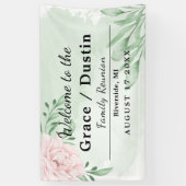 Roze Rose Eucalyptus Foliage Family Reunion Spandoek (Verticaal)