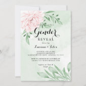 Roze Rose Eucalyptus Foliage Geslacht Kaart (Voorkant)