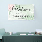 Roze Rose Eucalyptus Foliage Geslacht Vaak Spandoek (Beurs)