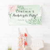 Roze Rose Eucalyptus Leaves Foliage ​ bachelorette Spandoek (Insitu)