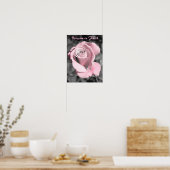 Roze Rose Faith Poster (Keuken)