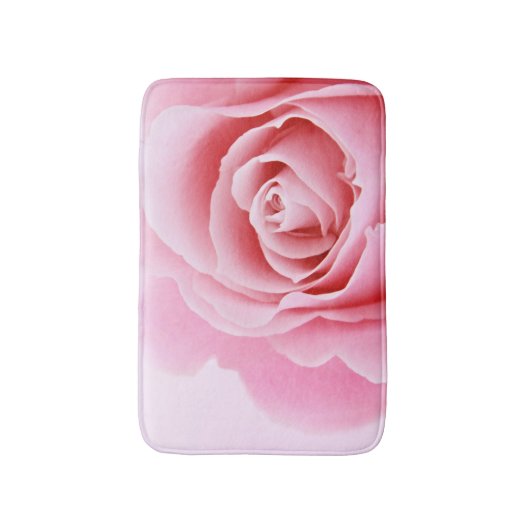 Roze Rose Floral Bath Mat (Voorkant Verticaal)