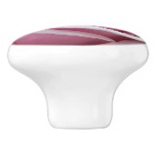 Roze Rose Floral Ceramic Knob Keramische Knop (Zijkant)