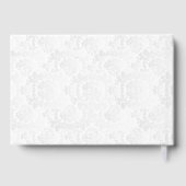 Roze Rose Floral Flowers - Weddenschap Gastenboek (Achterkant)