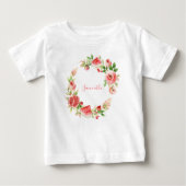 Roze Rose Floral Greenery Girl (Voorkant)