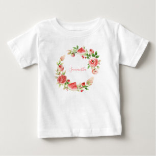 Roze Rose Floral Greenery Girl