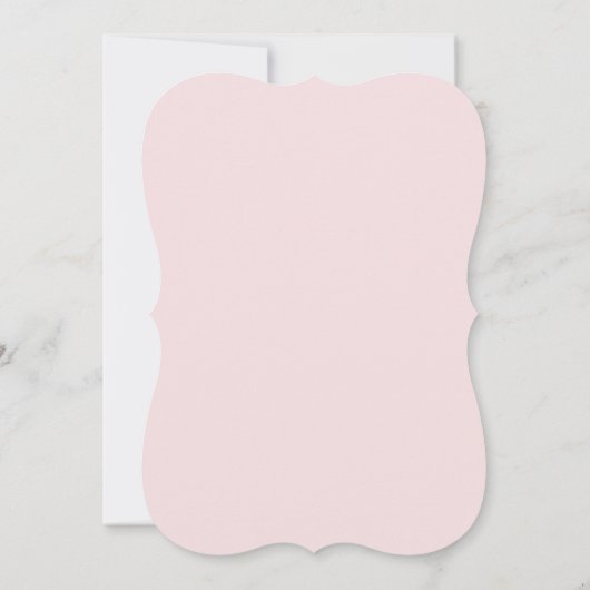 Roze Rose Floral Silver Quinceanera Party Invite Kaart (Achterkant)