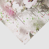 Roze Rose Florals ontkoppeling Tissuepapier (Detail)