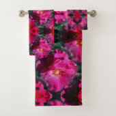 Roze Rose Flower Abstract Bad Handdoek (Insitu)