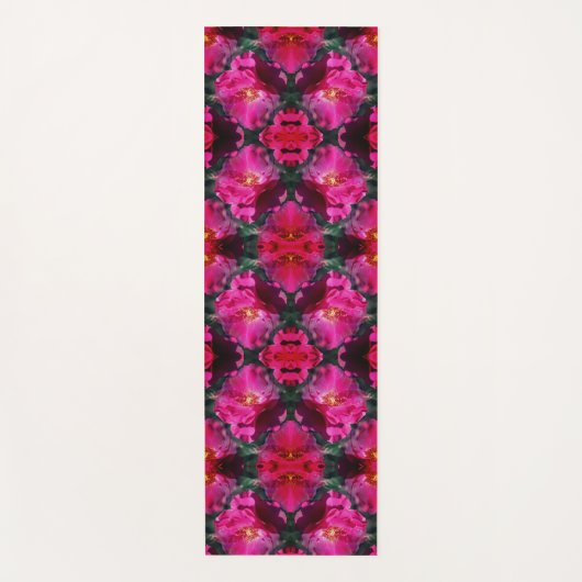 Roze Rose Flower Abstract Yogamat (Voorkant)