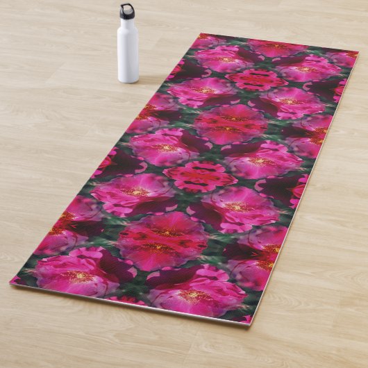Roze Rose Flower Abstract Yogamat (In situ)
