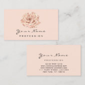 Roze Rose Flower Blogger Stylist Event Beaubody Visitekaartje (Voorkant / Achterkant)