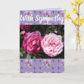 Roze Rose Flower Floral Congatulation art Kaart (Gele Bloem)