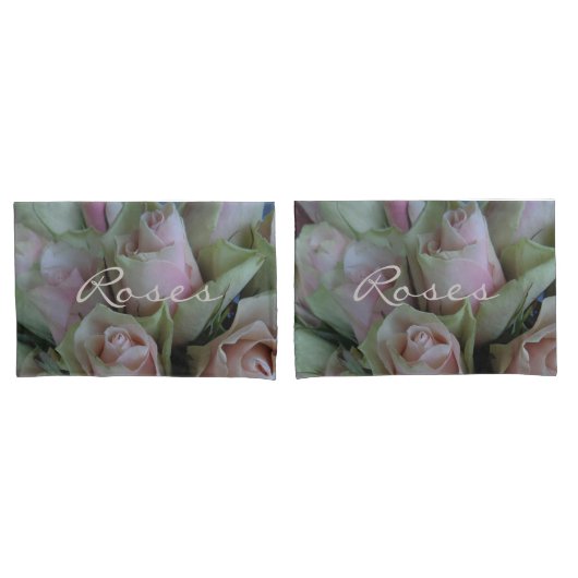 Roze Rose Flower Floral Photography Romantic Kussensloop (Voorkant-Set)