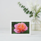 Roze Rose, foto van Mini Visitekaartje (Staand voorkant)