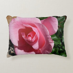 Roze Rose Garden Floral Decoratief Kussen