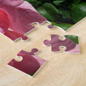 Roze Rose Garden Floral Legpuzzel (Zijkant)