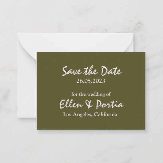 Roze Rose Garden Flower Save the Date Card Notitiekaartje (Achterkant)