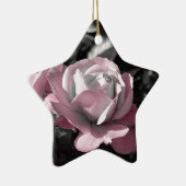 Roze Rose Garden Keramisch Ornament (Rechts)