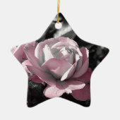 Roze Rose Garden Keramisch Ornament (Voorkant)