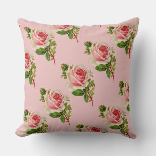 Roze Rose Garden Sierkussen