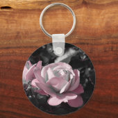 Roze Rose Garden Sleutelhanger (Voorkant)