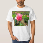 Roze Rose Garden T-shirt (Voorkant)
