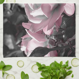 Roze Rose Garden Theedoek