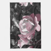 Roze Rose Garden Theedoek (Verticaal)