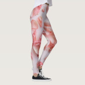 Roze Rose Gedrukte Leggings (Rechts)