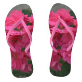  Roze Rose Geranium Teenslippers (Voetbed)