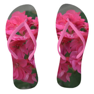 Roze Rose Geranium Teenslippers
