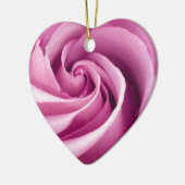 Roze Rose gevouwen tot perfecte Ornament (Links)