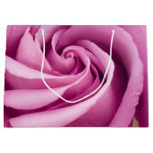 Roze Rose gevouwen tot perfectie Groot Cadeauzakje (Voorkant)