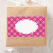 Roze Rose Gingham Labels (Insitu)